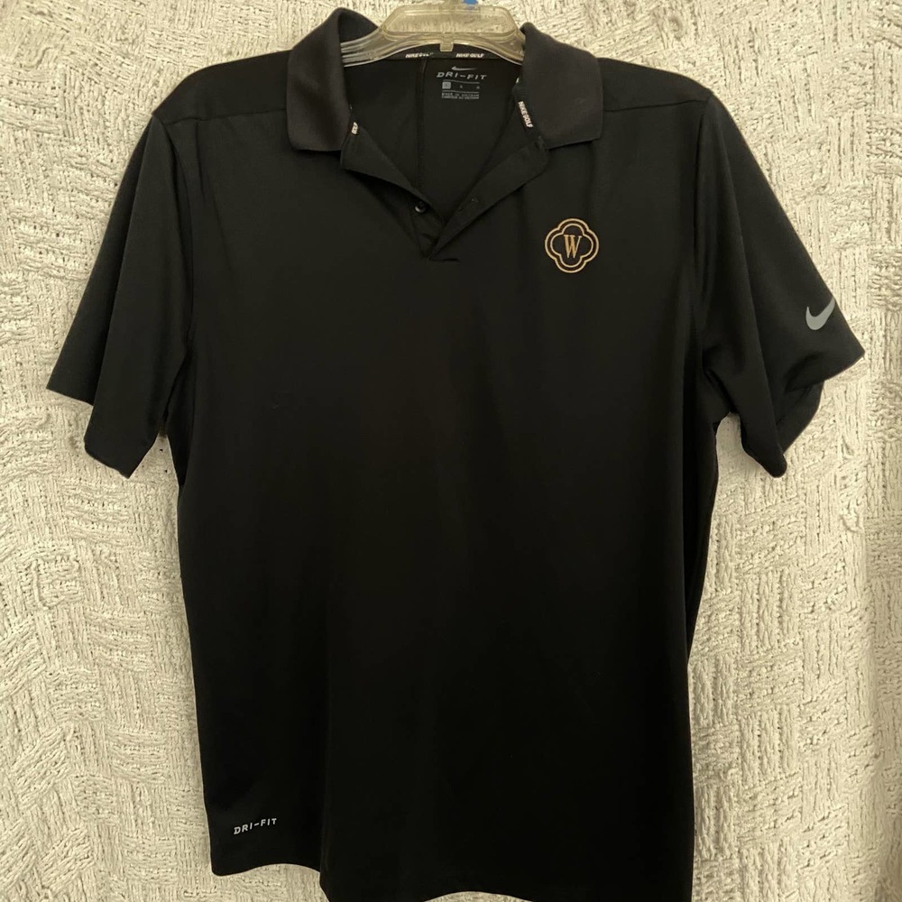 Nike Golf DriFit Black Polo Shirt